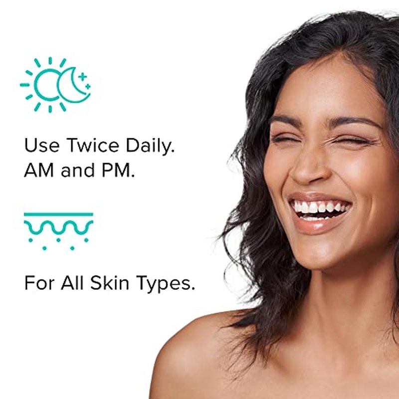 ClarityRx C-Results Vitamin C Brightening Face Serum, Natural Plant-Based Anti-Aging Facial Treatment for Dark Spots & Acne Scars