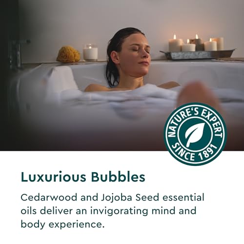 Kneipp Cedarwood & Juniper Aromatherapy Bubble Bath for Men - Vegan, Sulfate-Free, 13.5 fl oz
