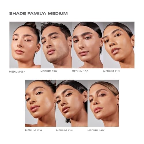 Morphe Lightform Dewy Foundation - Extended Hydration Foundation Makeup with a Lasting, Natural Radiant Finish - Long-Wearing Formula with Buildable, Medium Coverage - Medium 08N (1.01 fl oz)