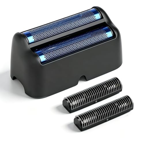 Loarysk 1-Pack Replacement Foil Head for UV Double Foil Shaver - Double Black Variation
