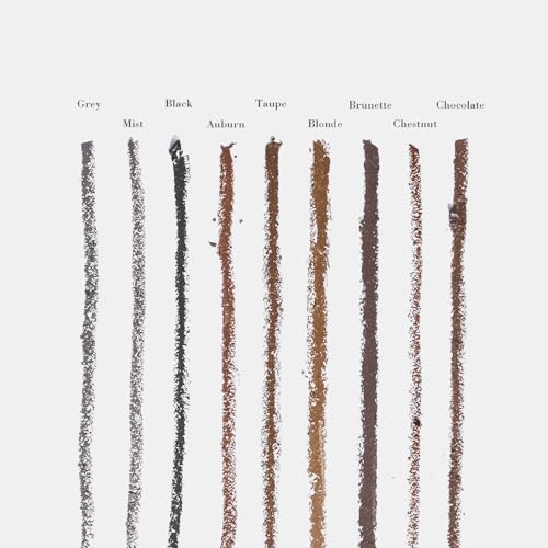Grey Eyebrow Pencil for Older Women, Gray Eyebrow Pencil for Grey Hair with Spoolie, Micro Brow Pencil for Women, Natural Looking, Hair-Like Stroke, Gray, YES.EYE DO