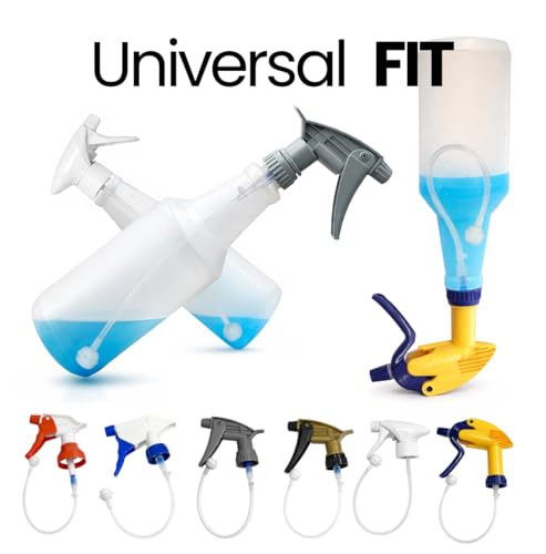 Tilted 360 Spray Bottle Adapter - Universal Reusable Spray Nozzle - Variation 6