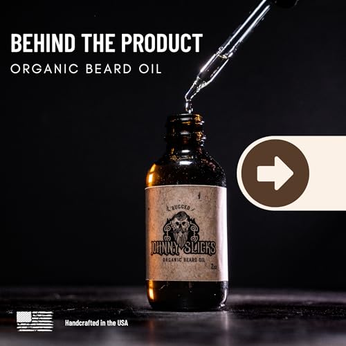 Rugged Organic Beard Oil for Men - Nourishing, Hydrating, Veteran-Owned
