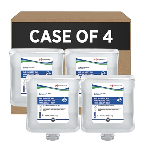 SC Johnson Professional ESTESOL PURE HAND, HAIR & BODY WASH 2 LITER, 4 PACK