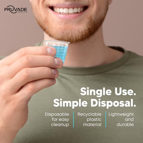 Case of 5000 Disposable Plastic Medicine Cups with Graduated Lines - 1 oz. for Pills & Liquid Dosing
