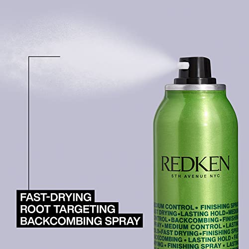 Redken Root Tease Finishing Spray 5.3 oz - Adds Volume & Body for All Hair Types