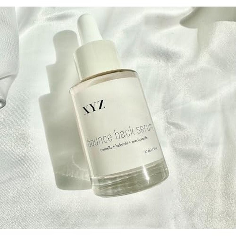 Bounce Back Face Serum with Retinol-Alternative Bakuchiol - Soothe, Hydrate, and Brighten Skin with Bakuchiol, Tremella Mushroom, and Niacinamide - 1fl oz (30mL)