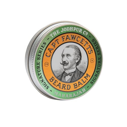 Beard Balm with Almond Oil & Shea Butter - 2oz Moisturizing Conditioning for Men