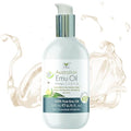 Y Not Natural Pure Emu Oil - Organic Moisture for Face, Body, Hair, Scalp & Nails - Rich in Omega 3-6-9, Vitamins & Essential Minerals - Australian Emu Oil (200ml) 6.76 fl oz - Blue Gum Eucalyptus