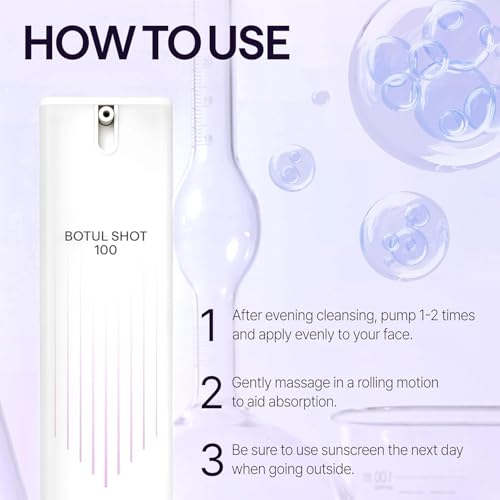 BOTUL SHOT 100 - Korean Microneedling Skin Booster with Centella Asiatica, Hyaluronic Acid and BOP SOME for Daily Pore Tightening, 1.68 fl.oz (50 ml)