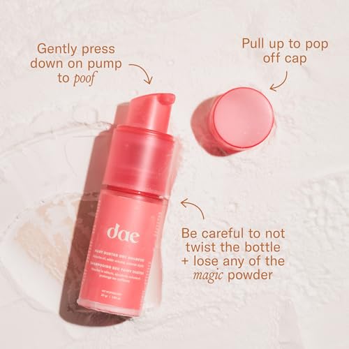 Fairy Duster Dry Shampoo Powder - Natural, Absorbs Oil & Refreshes Roots, Pack of 2