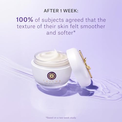 TATCHA The Silk Cream, Travel-Sized | Mini Line-Smoothing & Firming Moisturizer - Hydrate & Smooth Combo, Dry, & Aging Skin | 15 ml / 0.5 fl. oz.