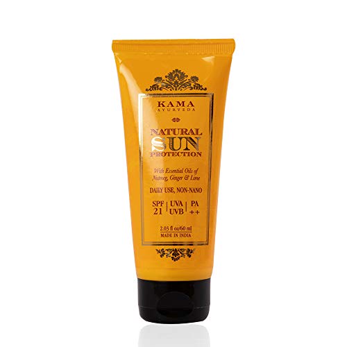 Kama Ayurveda Natural Sun Protection SPF-21 60ml Organic Sunscreen