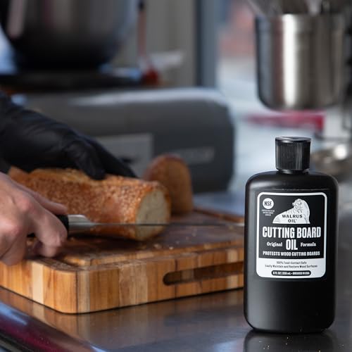 Walrus Oil Cutting Board & Butcher Block Oil, 128 oz - Food-Safe Wood Finish