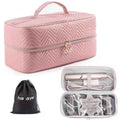 Hair Tools Travel Case with Black Hair Dryer Bag, Large Hair Tools Travel Carrying Case for Shark FlexStyle/SmoothStyle - Hair Air Wrap Dryer Storage Case Flat Curling Iron Travel Organizer