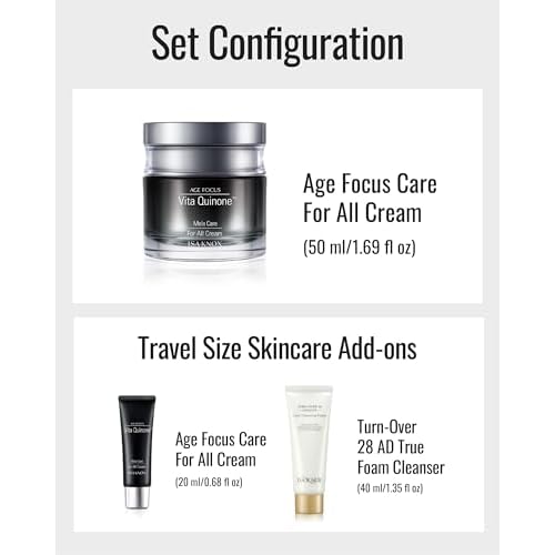 ISA KNOX Age Focus Mela Care Cream Set (3.7fl oz) - Dark Spot Moisturizer by LG Beauty. Niacinamide, Collagen, Vitamin B12, Vitamin C Derivatives.