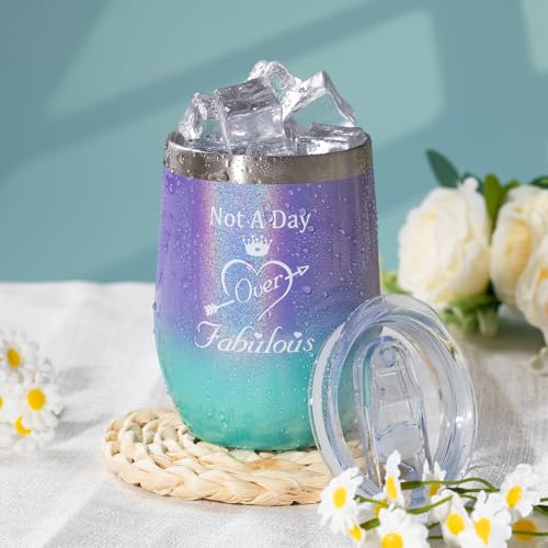 Blue Gift Basket for Women - Self Care Set with Blanket, Candle, Tumbler & More
