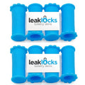 LeakLocks¢ç Toiletry Skins¢â Elastic Sleeve for Leak Proofing Travel Container in Luggage. For Standard and Travel Sized Toiletries. Reusable Accessory for Travel Bag Suitcase and Carry-on Luggage
