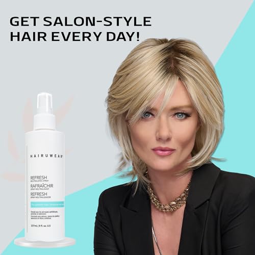 Synthetic Wig & Hairpiece Refresher Spray - Odor Neutralizer, Static & Frizz Control, 8 Fl Oz