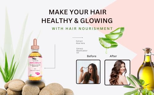 Kids Hair & Scalp Oil - Moisturizing Chebe & Haitian Castor Oil Blend for Curly & Coily Hair - 2 fl oz