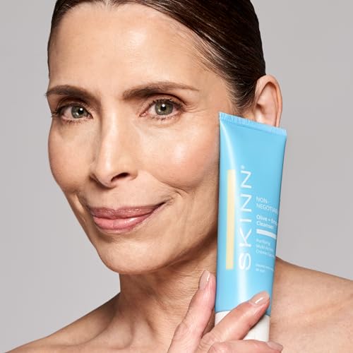 SKINN Evening Face Wash Cream - Olive Oil Enzyme Cleanser - 4oz - PM Cleanser