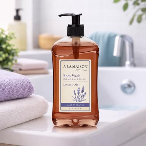 A LA MAISON Lavender Aloe Body Wash 25.36 Fl Oz, 2 Pack