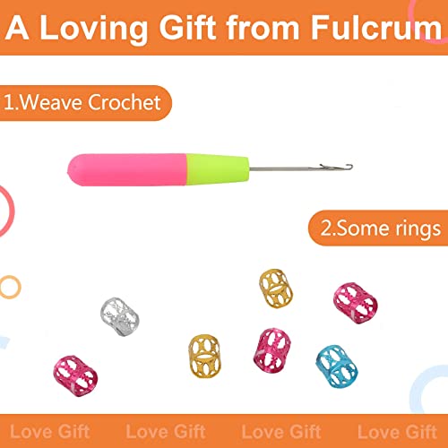 Fulcrum Passion Twist Crochet Hair 8 Inch - 9 Packs Pre Looped for Black Women