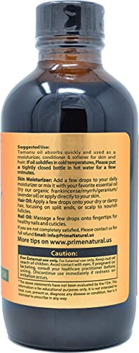 Organic Tamanu & Marula Oil Bundle - Face, Hair & Skin Moisturizer - USDA Certified Virgin Cold Pressed Vegan