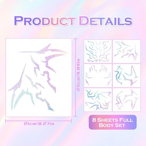EMOME 15 Sheets Christmas Face Tattoos for Kids, Paint Tattoos for Boys and Girls Xmas Makeup Party Games, Stickers for Christmas Party Favors Goodie Bag Fillers