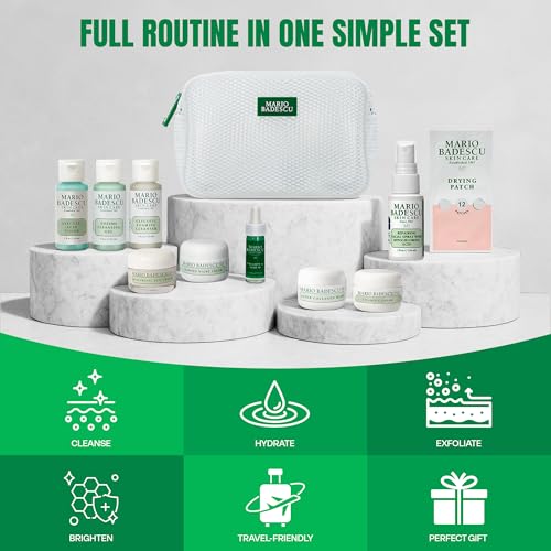 Mario Badescu 10-Piece Skincare Set with Brightening & Anti-Aging Products