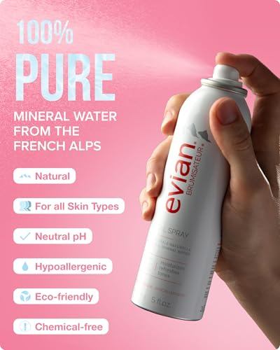 Hydrating Facial Spray Duo - Mineral Water Mist for Face & Skin Refreshing Set