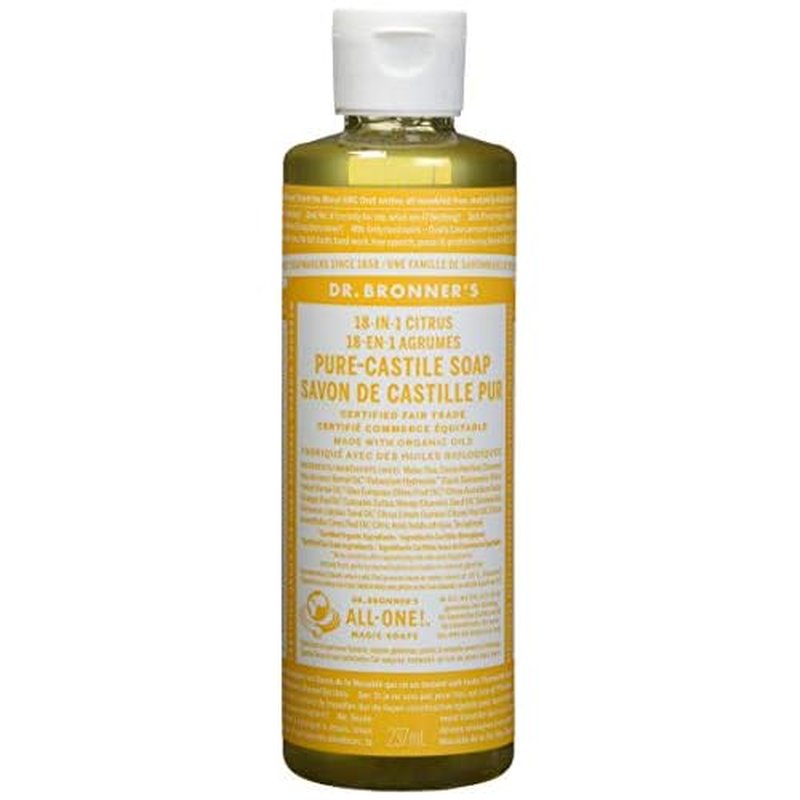 Dr. Bronner's Organic Pure Castile Liquid Soap Citrus Orange - 8 fl oz