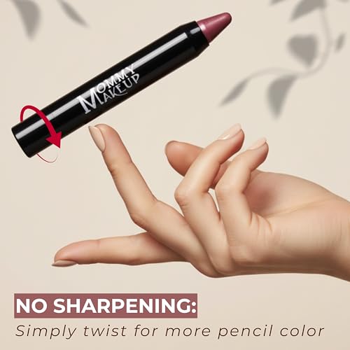 Mommy Makeup Daisy Glow Neutral Pink Lipstick & Cream Blush Stick with Golden Shimmer