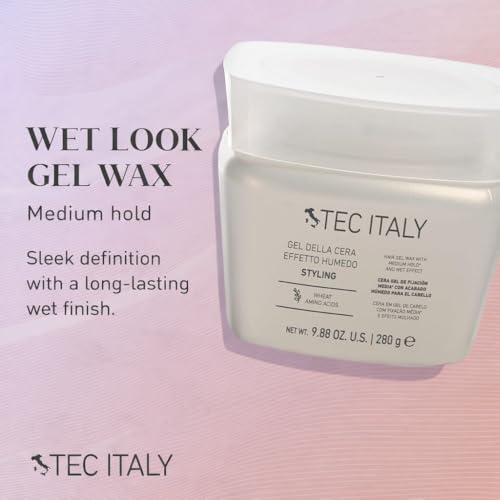 Medium Hold Wet Look Hair Gel for All Hair Types - Defines Shine & Texture, 9.88 oz