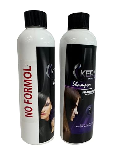 Formaldehyde-Free Hair Smoothing Kit for Frizz Control & Deep Repair - 8oz
