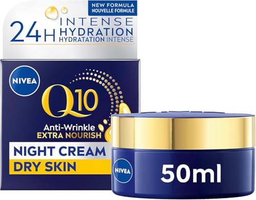 Anti-Aging Face Night Cream with Coenzyme Q10 & Creatine - Deep Regeneration Moisturizer 50ml