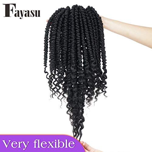 Pre Spring Senegalese Twist Crochet Hair 12 Inch - Pack of 6 #1B