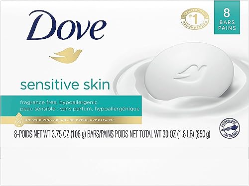 Scented Dove Beauty Bar with Moisturizing Cream - 8 Pack & 1 Single Bar, 0.47 Ounce