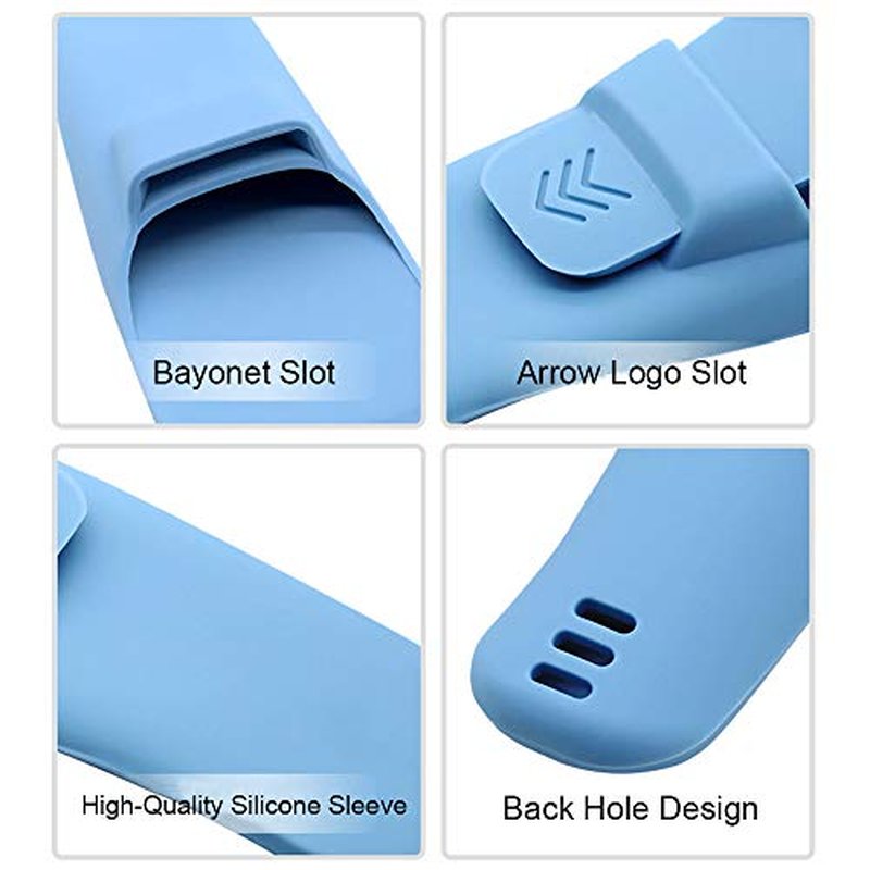 2-Pack Silicone Razor Case, Portable Soft Shaver Cover Bag Protector, Safety Waterproof Travel Razor Carrying Case (Blue+Grey)