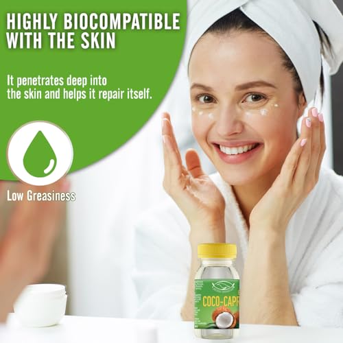 Plant-Based Emollient Coco-Caprylate 200g Natural Skin & Hair Care Ingredient