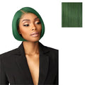 Sensationnel Chic Bob Lace Front Wig - Synthetic, Pre-Plucked, SAPPHIRE GREEN