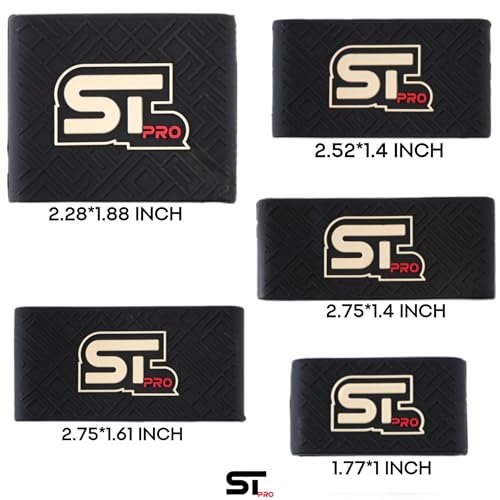 Supreme Trimmer SGR60 Professional Barber Grippers | 5 Piece Non-Slip Clipper Grips, Barber Sleeve for Clipper, Trimmer & Shaver | Black