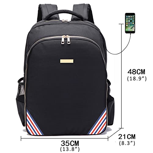 Barbers Bookbag for Clippers & Tools with USB Port - Red White & Blue PU