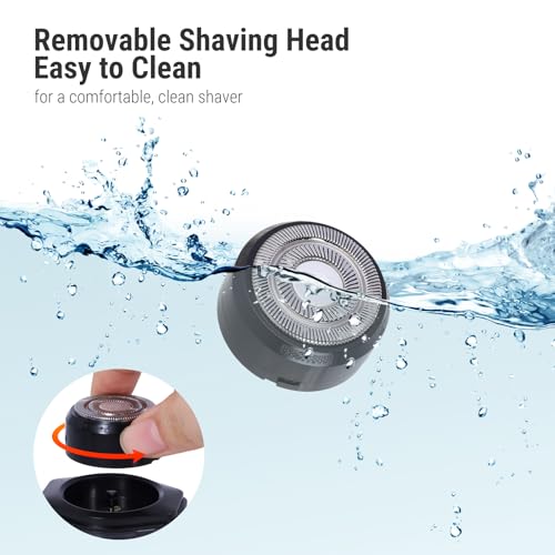 10 Pack Mini Electric Shaver Portable Travel Shavers Pocket Shaver USB-C Rechargeable Travel Razor for Men Electric Beard Trimmer Suitable for Home car Office and Business Travel Unisex Easy Cleaning