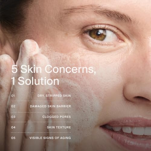Timeline Mitopure¢â Gentle Cleanser - Non-Drying & Calming With Ceramides To Remove Makeup & Strengthen Skin Barrier For All Skin Types - 3.38 Fl Oz