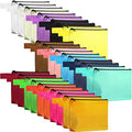 Saintrygo 30 Pcs Classic Canvas Makeup Bags Bulk 7.5 x 5 x 1.8 Inch Travel Organizers
