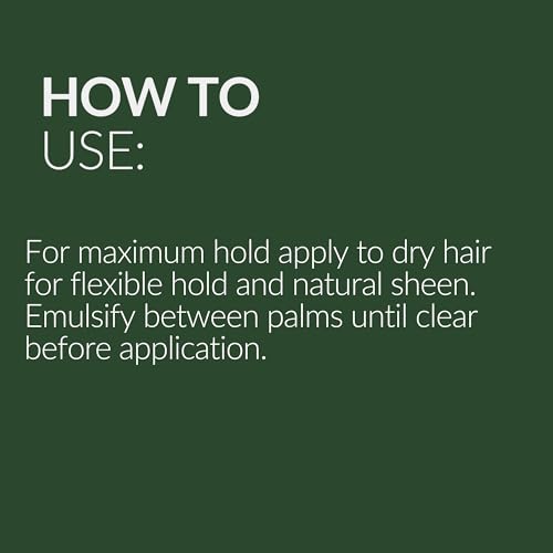 Flexible Hold Hair Cream with Natural Sheen - 3.4oz Styling Paste