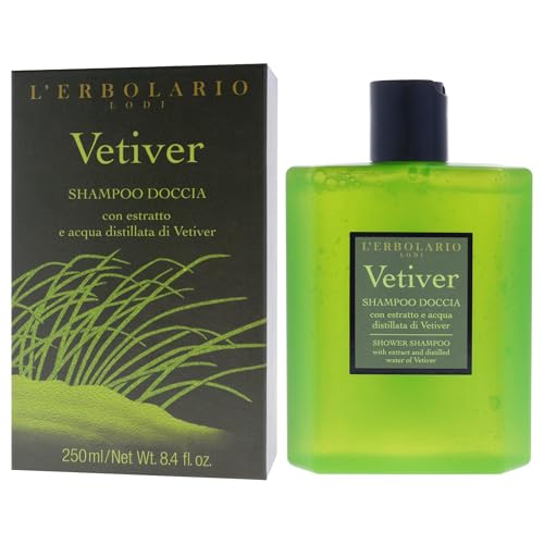 Unisex Vetiver Shower Gel - Refreshing 8.4 oz Natural Body Wash