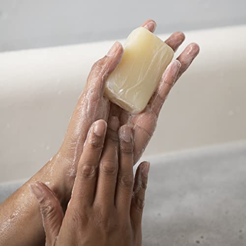 Sage & Rosemary Plant-Based Body Soap Bar - Vegan, Plastic-Free, EWG Verified, 4 Ounces (Pack of 3)