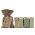 Natural Handmade Aloe Vera & Nettle Goat & Donkey Milk Soap Bars Set - Organic Chemical-Free Skin Care